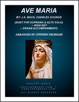 Ave Maria (Duet for Soprano & Alto) High Key Vocal Solo & Collections sheet music cover